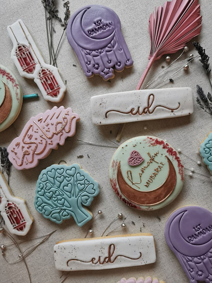 Family Tree with Hearts Ramadan Cookie Cutter and Stamp