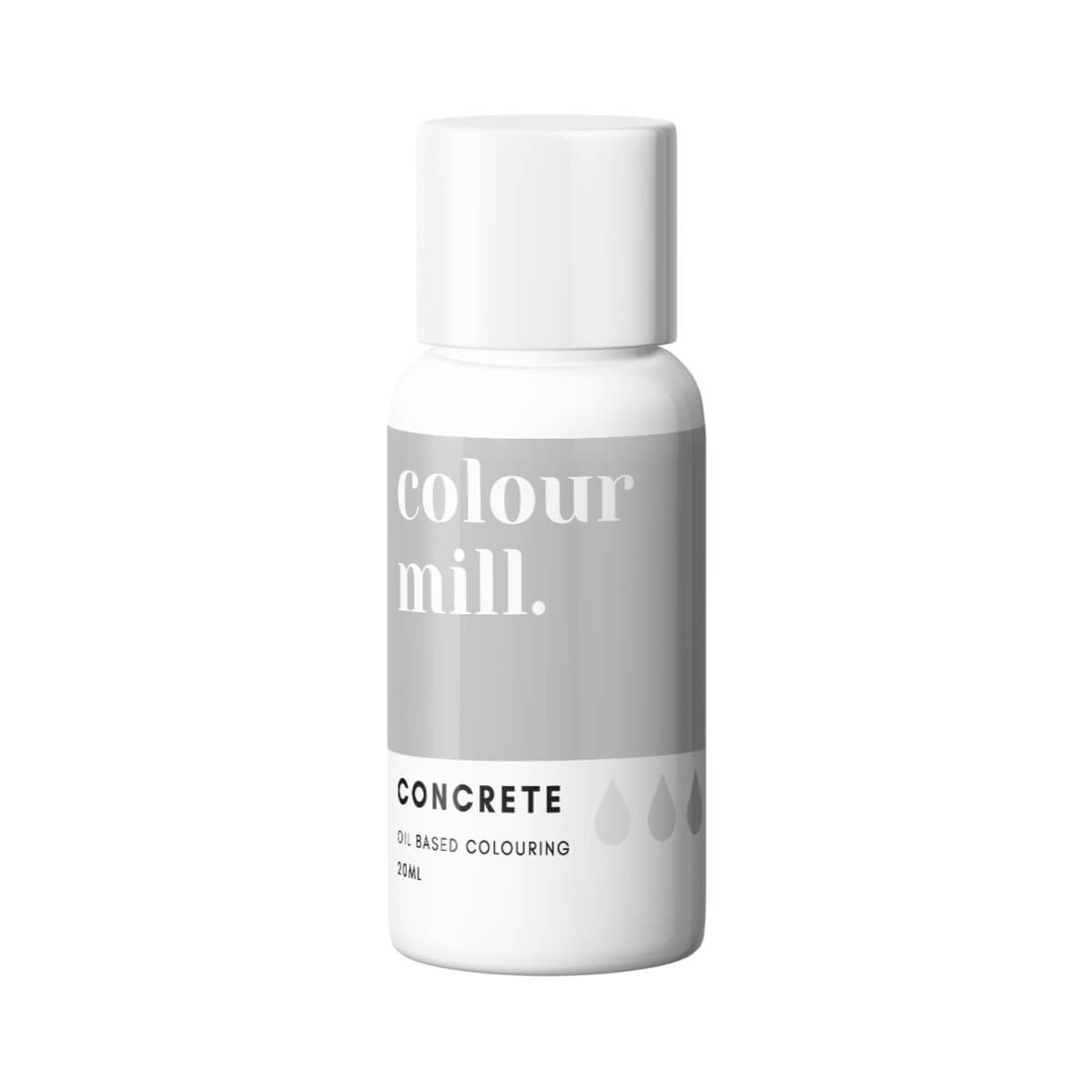 Concrete Grey Colour Mill Icing Colouring - 20ml