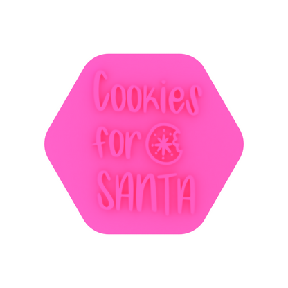 Cookies for Santa Cookie Stamp