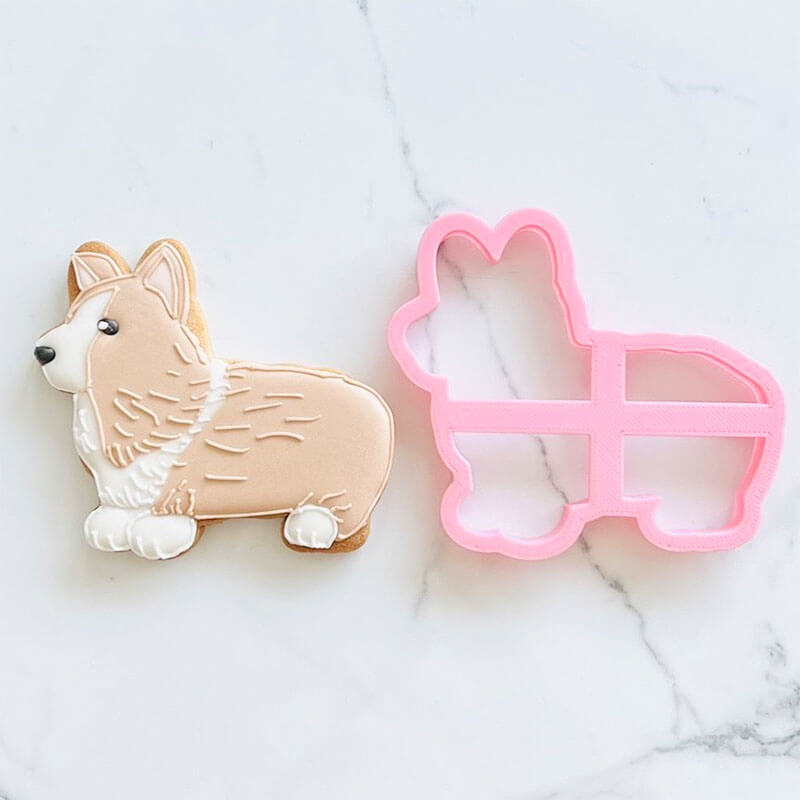 Corgi Jubilee Cookie Cutter and Embosser