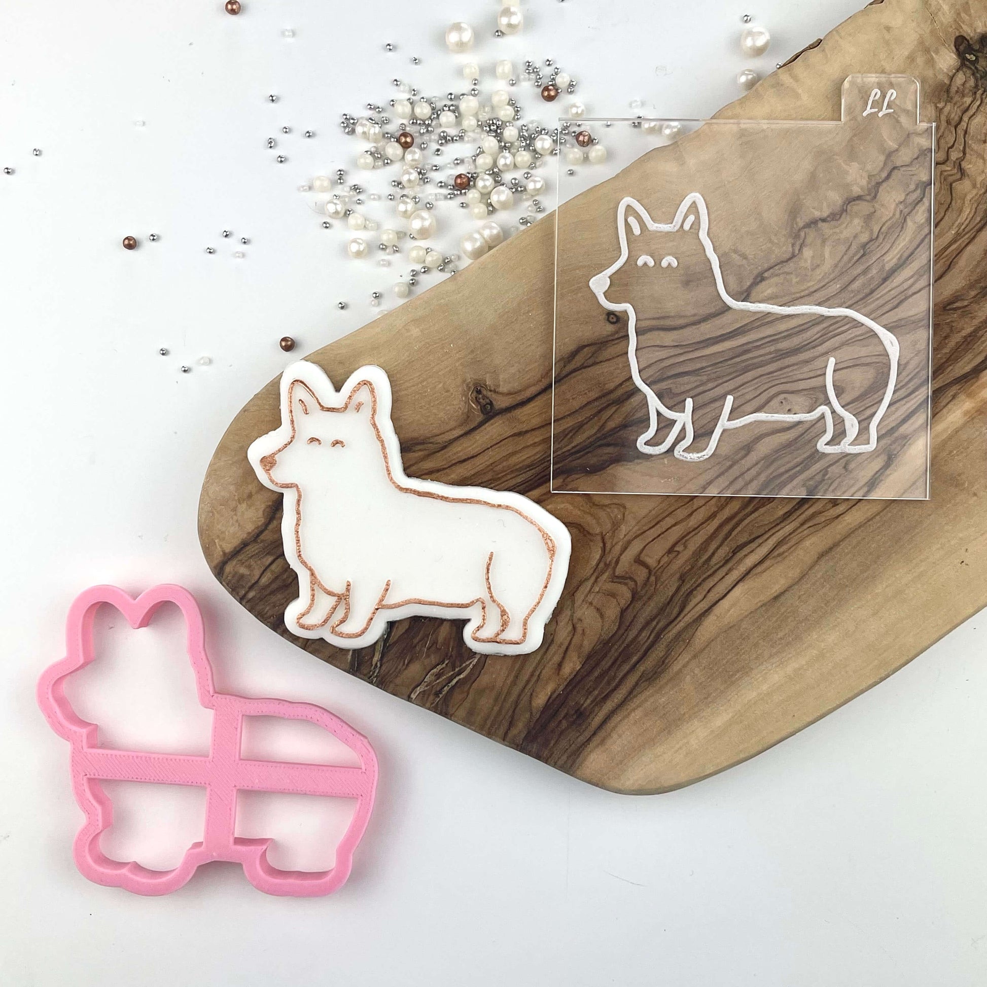 Corgi Jubilee Cookie Cutter and Embosser