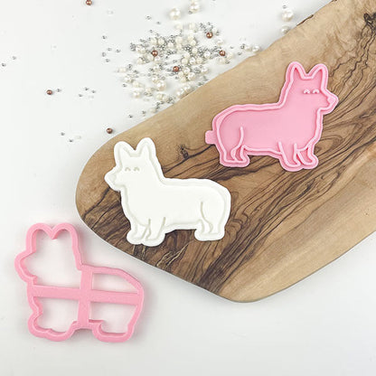 Corgi Jubilee Cookie Cutter and Stamp