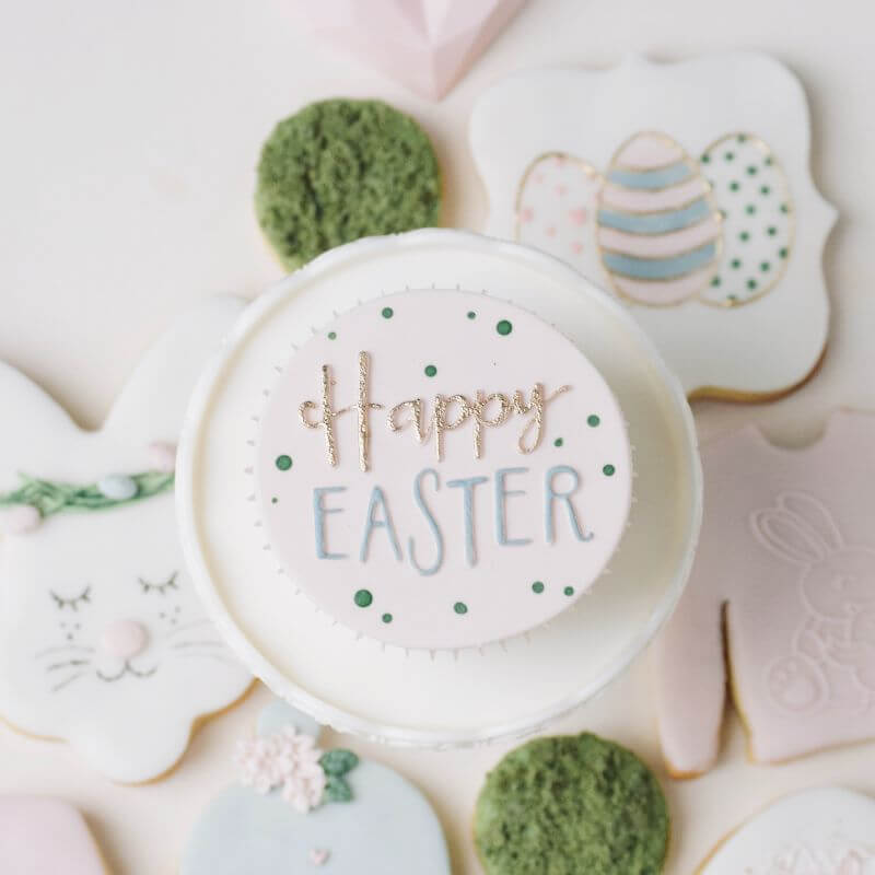 Happy Easter Style 2 Cookie Embosser