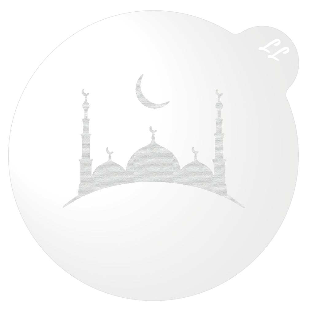 Islamic Crescent Moon and Mosque Cookie Embosser