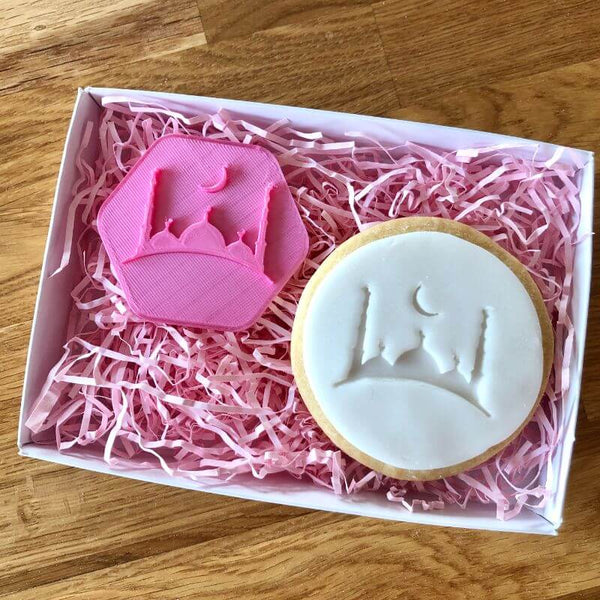 Crescent Moon and Mosque Cookie Stamp