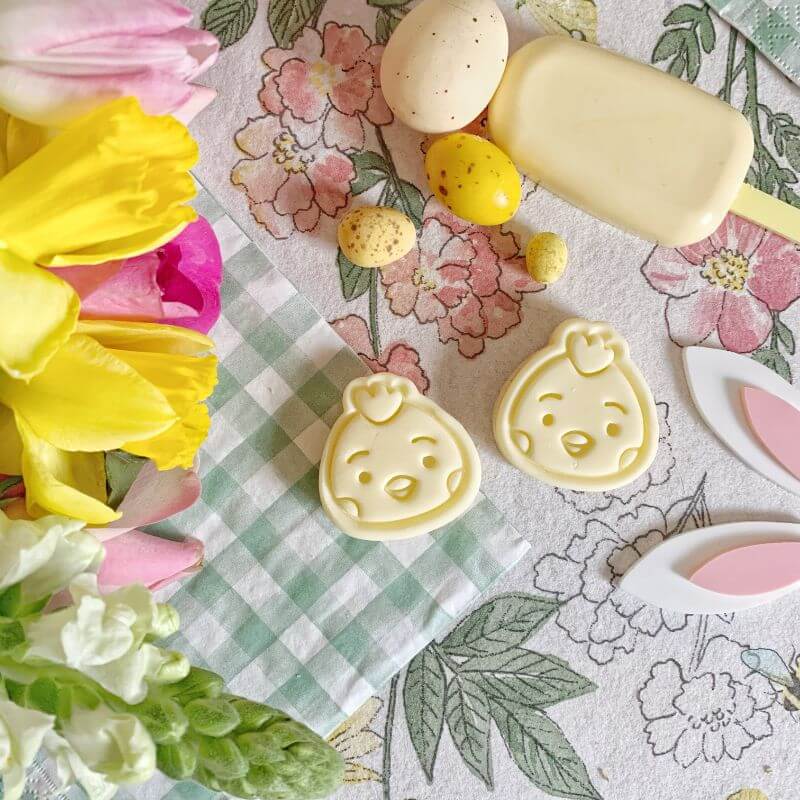 Mini Easter Chick Face Cookie Cutter and Stamp