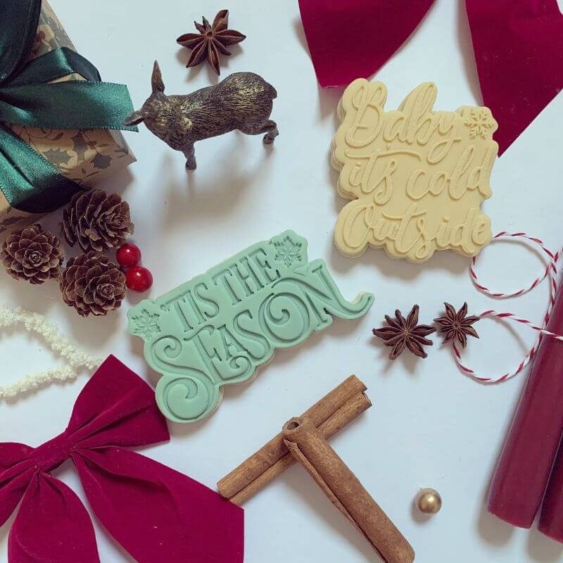 'Tis The Season Christmas Cookie Cutter and Stamp