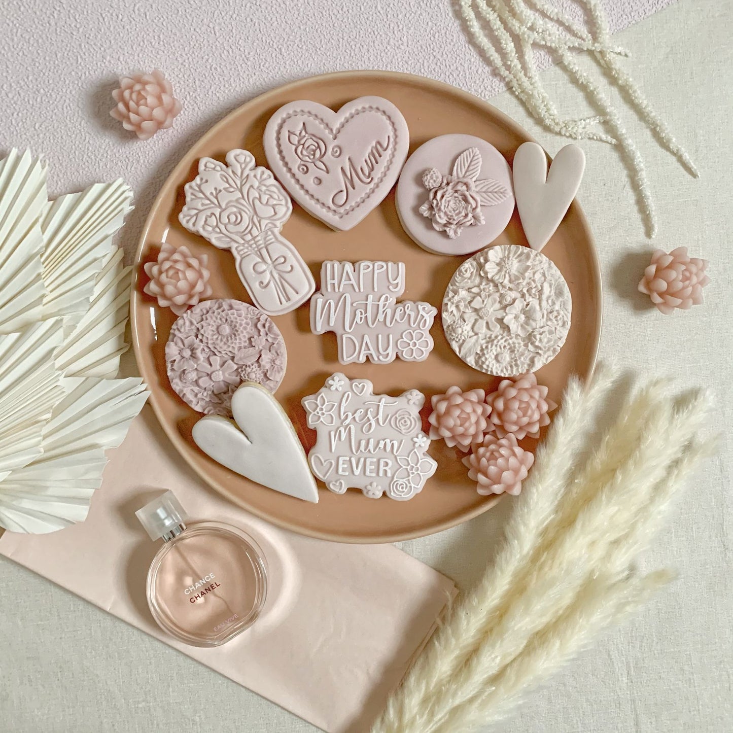 Jar of Flowers Mother's Day Cookie Cutter and Stamp
