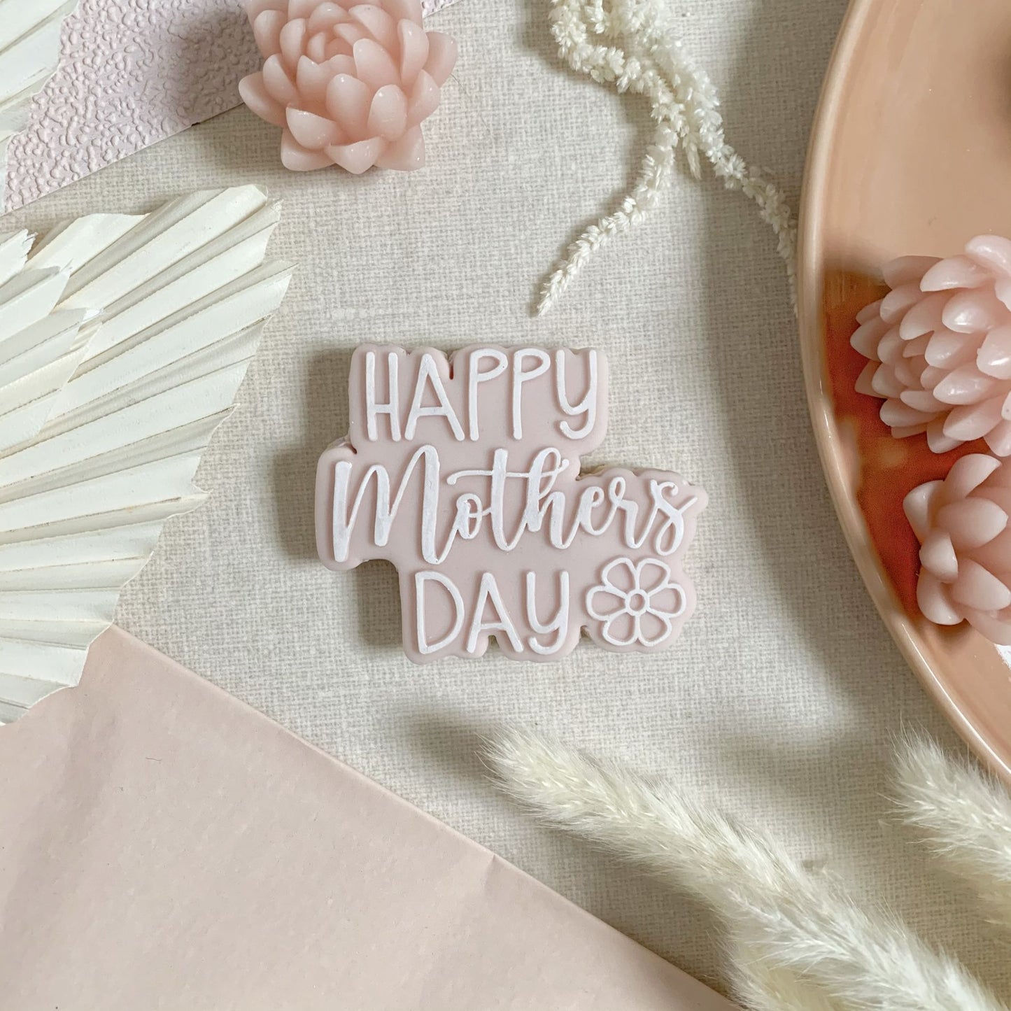 Happy Mother's Day Style 2 Cookie Cutter and Embosser