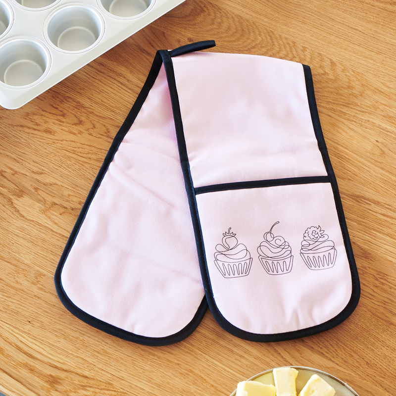 Modern Cupcakes 100% Organic Cotton Oven Gloves