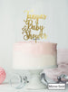 Custom Baby Shower With Name Pretty Acrylic Shopify - Mirror Gold