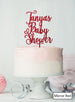 Custom Baby Shower With Name Pretty Acrylic Shopify - Mirror Red