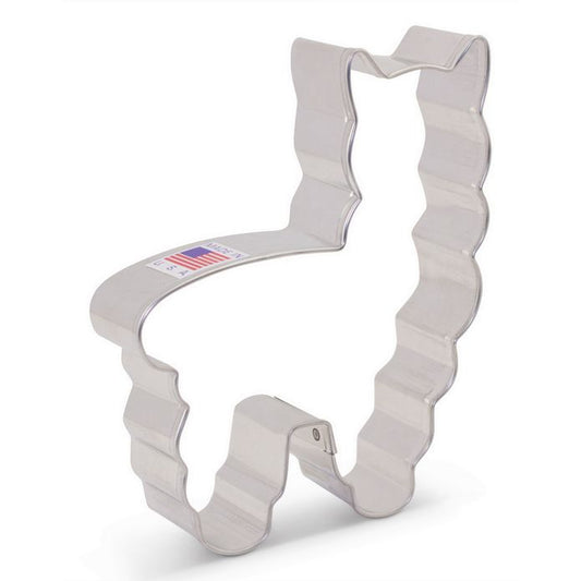 Cute Llama Metal Cookie Cutter