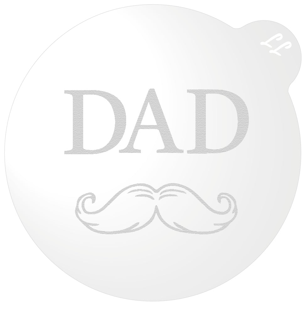 Dad with Moustache Cookie Embosser