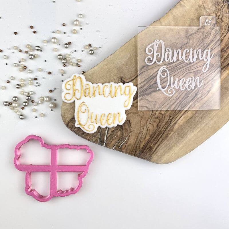 Dancing Queen Ballet Cookie Cutter and Embosser