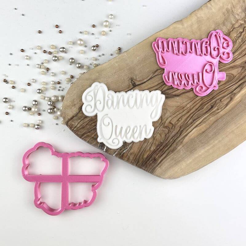 Dancing Queen Ballet Cookie Cutter and Stamp