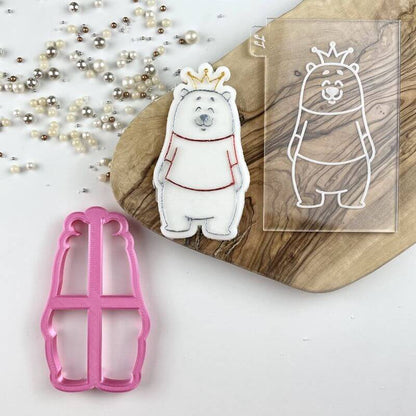 Daniel Wearing a Crown Birthday Cookie Cutter and Embosser
