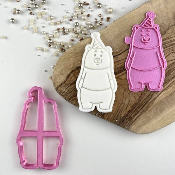 Daniel in a Party Hat Birthday Cookie Cutter and Stamp