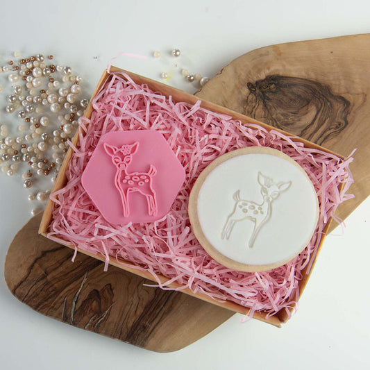 Deer Woodland Cookie Stamp