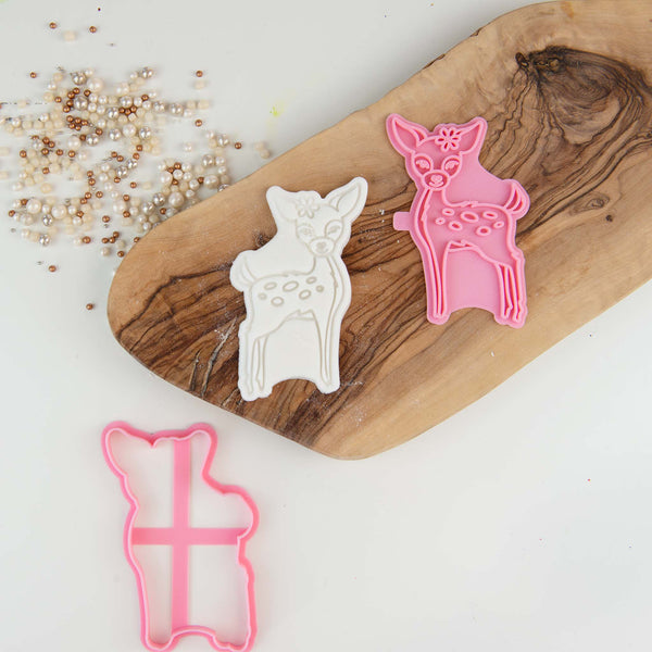 Deer Woodland Cookie Cutter and Stamp
