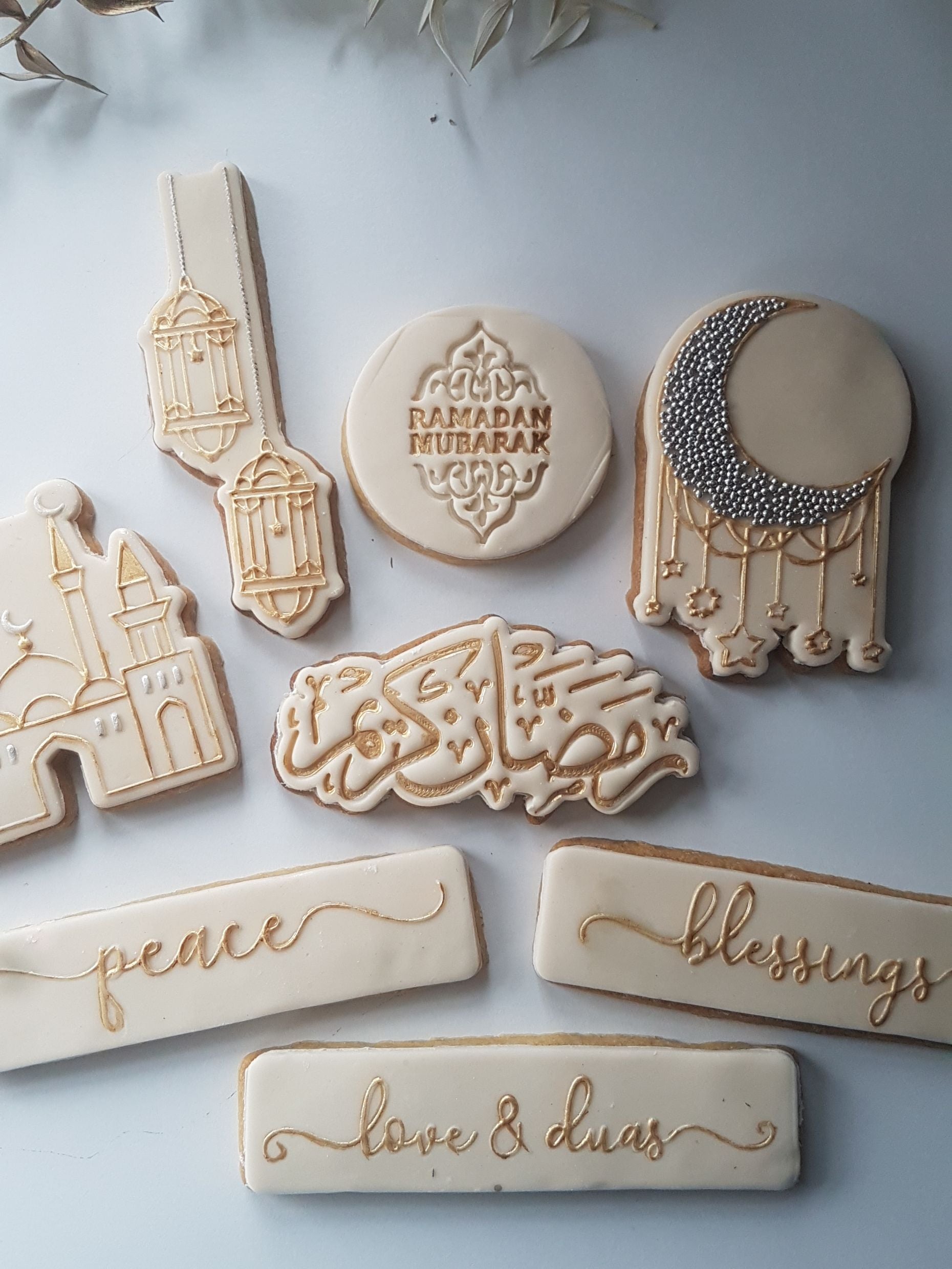 Peace in Verity Font Ramadan Cookie Cutter and Embosser