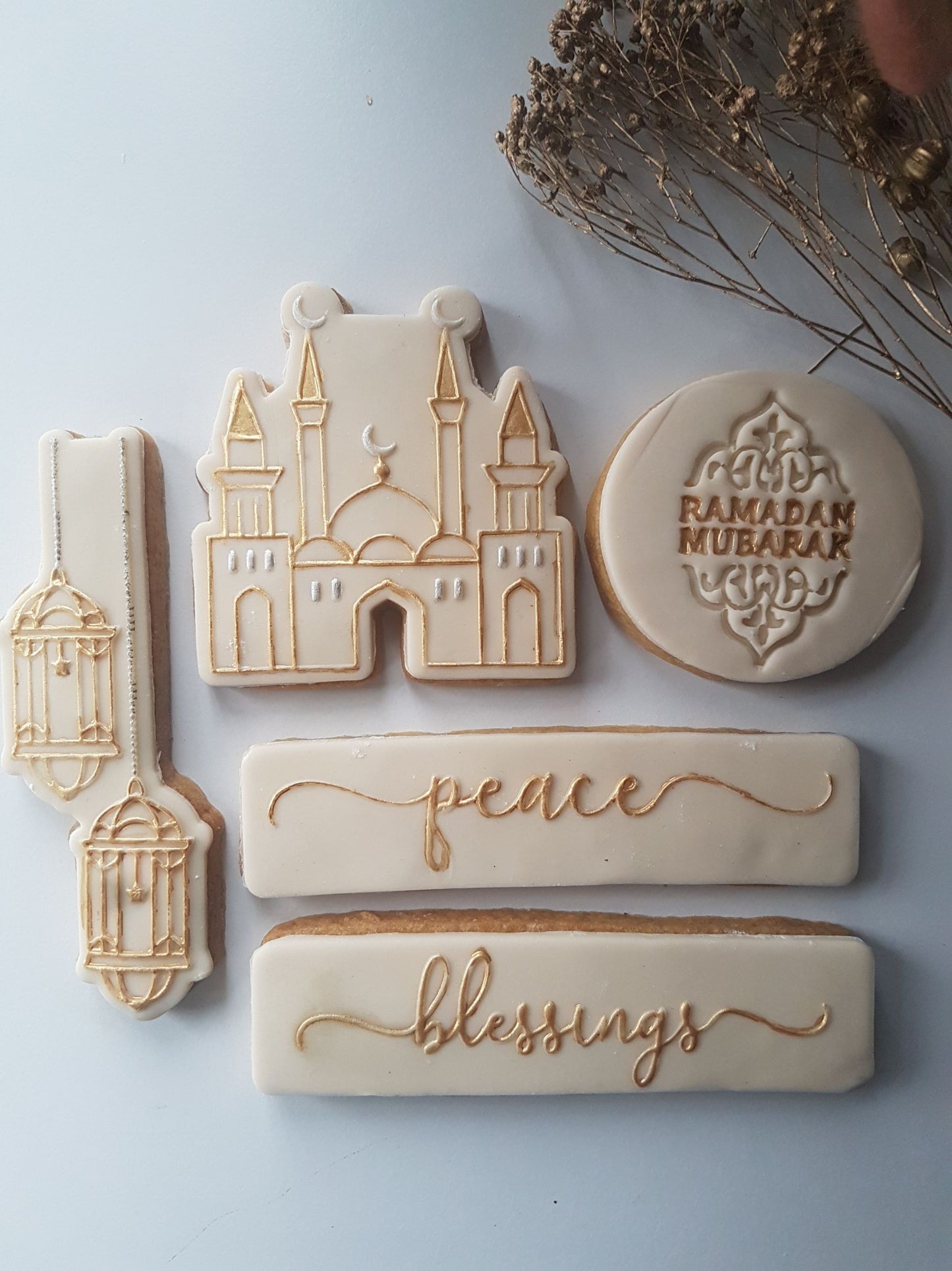 Peace in Verity Font Ramadan Cookie Cutter and Embosser