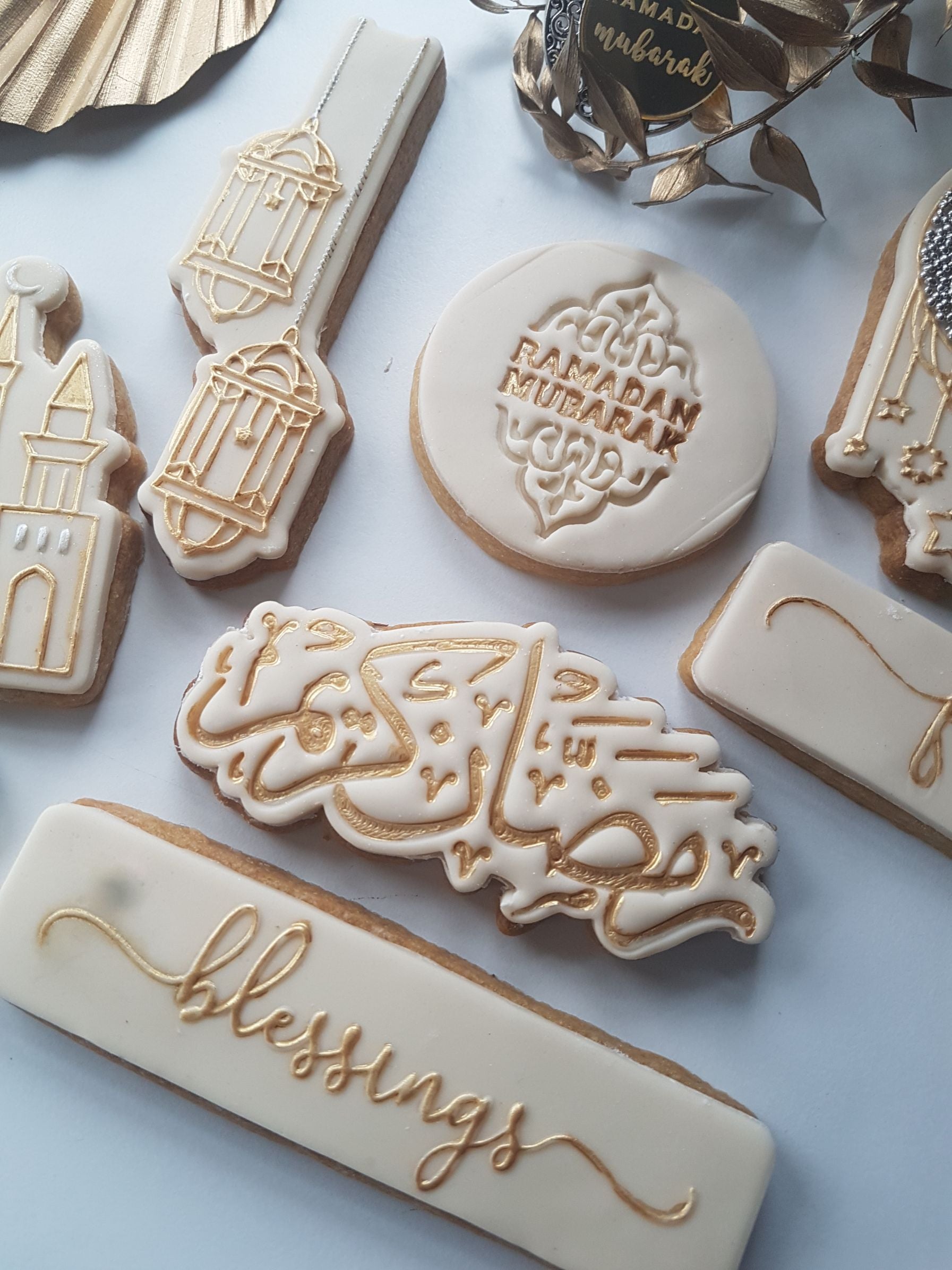 Blessings in Verity Font Ramadan Cookie Cutter and Embosser