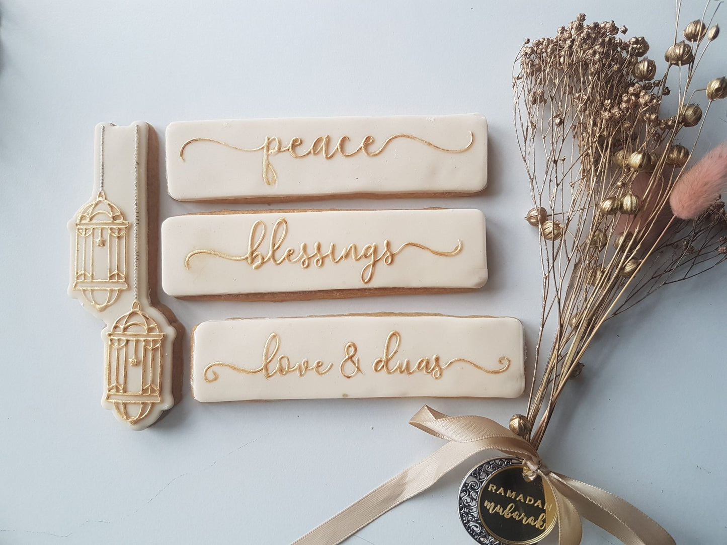 Peace in Verity Font Ramadan Cookie Cutter and Embosser