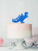 Bespoke Dinosaur Tyrannosaurus Rex Cake Topper Dark Blue