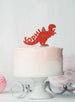 Bespoke Dinosaur Tyrannosaurus Rex Cake Topper Red
