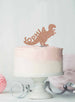 Bespoke Dinosaur Tyrannosaurus Rex Cake Topper Rose Gold