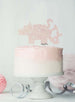 Dinosaur Six 6th Birthday Cake Topper Glitter Card White
