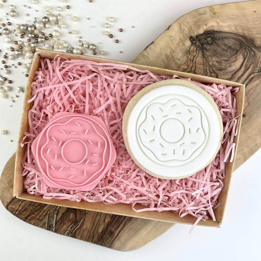 Donut Food & Drink Cookie Stamp