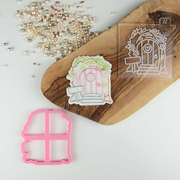 Fairy Door Cookie Cutter and Embosser by Mays Bakes