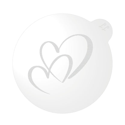 Double Heart Cookie Embosser