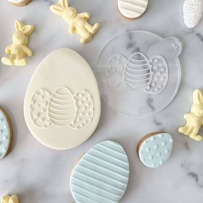 Easter Eggs Cookie Embosser
