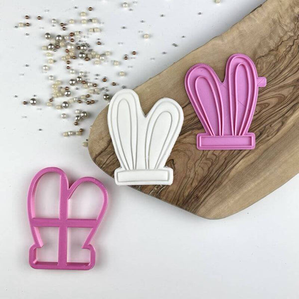 Coco Peony Easter Bunny Headband Cookie Cutter and Stamp