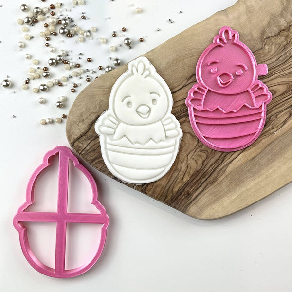 Easter Chick Large Cookie Cutter and Stamp