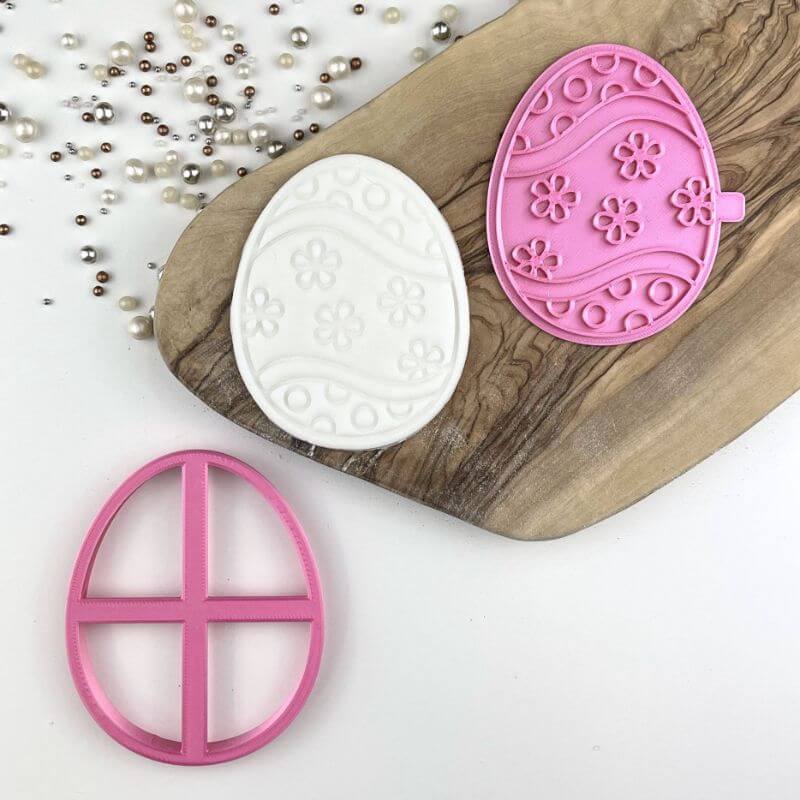 Easter Egg Style 1 Cookie Cutter and Stamp