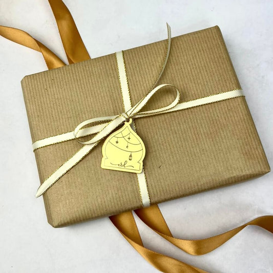 Eid Lantern Ramadan Cookie Box Tags - Premium 3mm Acrylic - Pack of 4