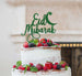 Eid Mubarak Cake Topper Pretty Font Green