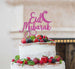 Eid Mubarak Cake Topper Pretty Font Hot Pink