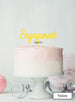 Engagement Cake Topper Premium 3mm Acrylic Yellow