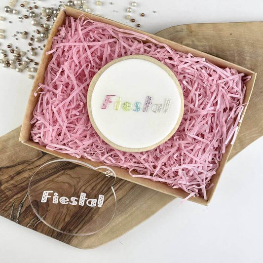 Fiesta in ZigZag Font Fiesta Cookie Embosser