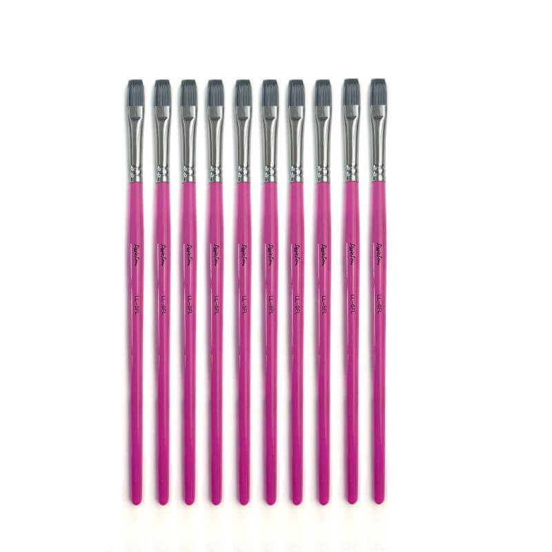LissieLou Flat Paint Brush Size 6