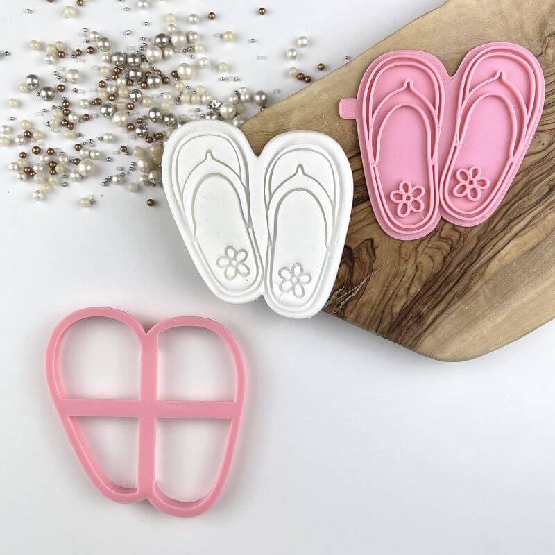 Flip Flops Summer Cookie Cutter and Stamp