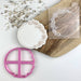 Floral Circle Cookie Cutter and Embosser