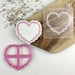Floral Heart Cookie Cutter and Embosser