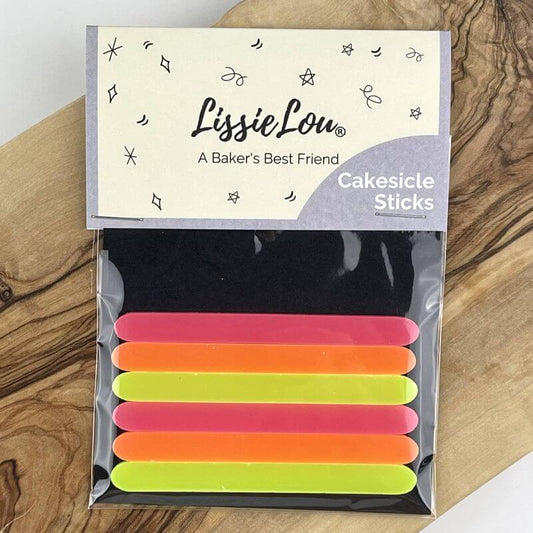 Fluorescent Acrylic Cakesicle Sticks