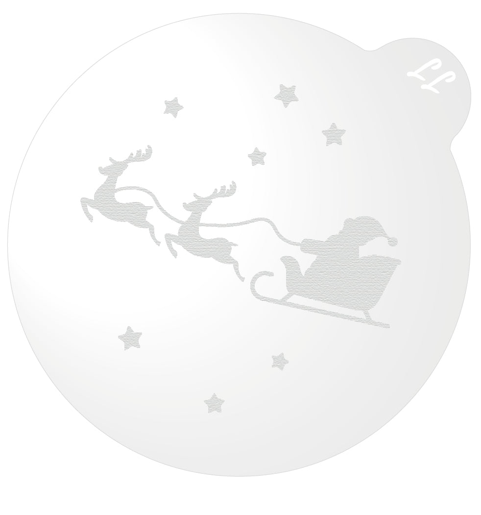 Santa's Sleigh Cookie Embosser